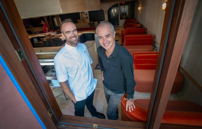 Chef Toby Archibald and restauranteur Stephan Courseau offered an early look inside Georgie...