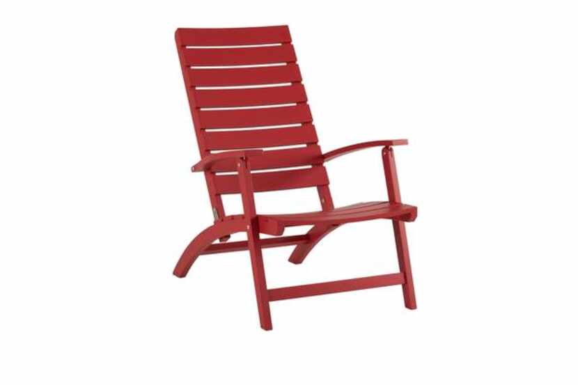 
Have a seat: It’s the ever-popular Adirondack chair with a functional twist: This version...