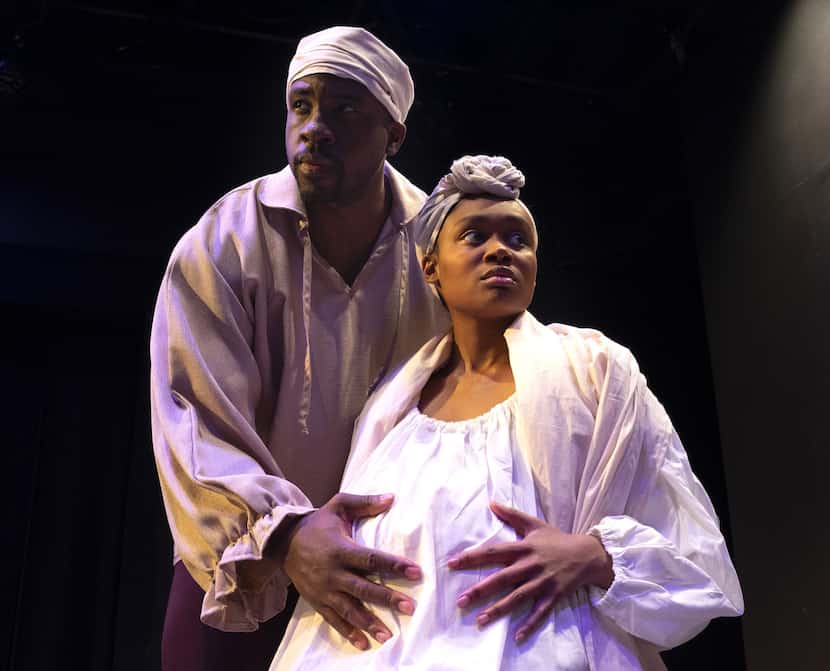 Henry Okigbo stars as Yanga and Sydney Hewitt as his wife, Santiaga, in "Yanga" from Cara...