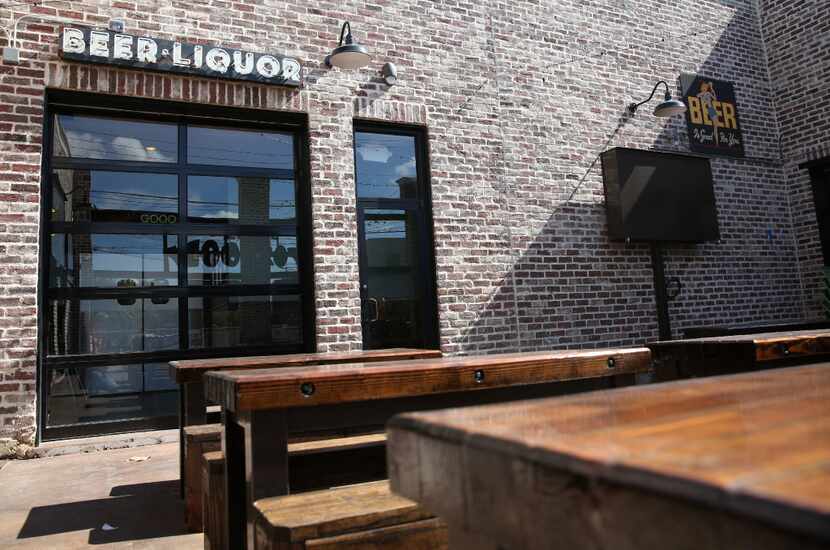 Patio of Little Woodrow's eventually have a louvered roof, which will shade the area during...