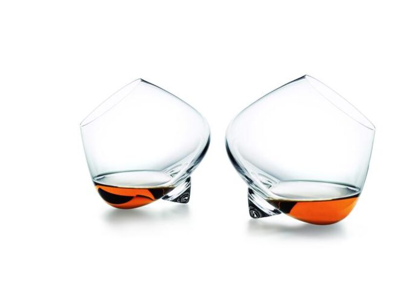 
The Normann Copenhagen swirling cognac glass is designed to gently turn on a pointed base,...