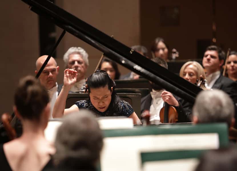 Piano soloist Joyce Yang performs Thursday, Oct. 10, with the Dallas Symphony Orchestra at...