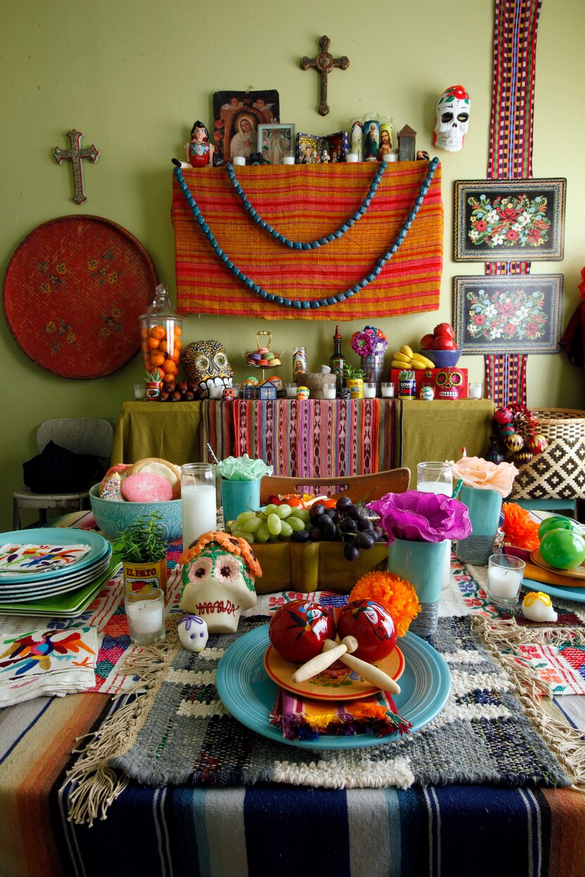  Love-Tristan honors loved ones with a Day of the Dead altar rich with texture, memories and...