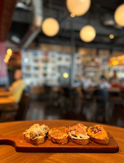 Though Postino in Addison is brand new in 2023, it feels retro. The bruschetta boards...