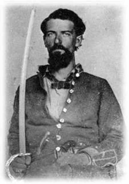 Capt. Pleasant G. Swor is among the Confederate States Army veterans buried in the Garvin...