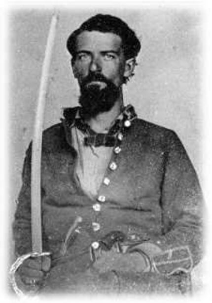 Capt. Pleasant G. Swor is among the Confederate States Army veterans buried in the Garvin...