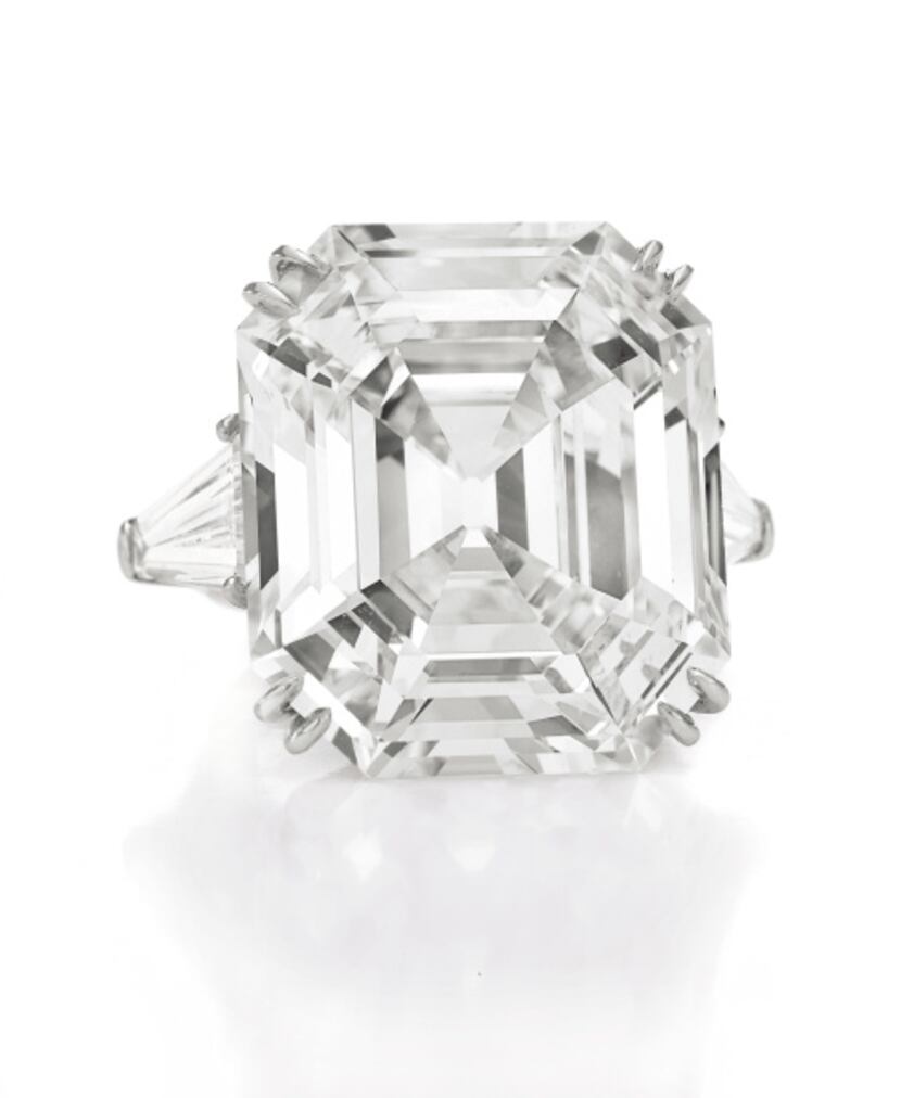 The Elizabeth Taylor diamond ring, 33.19 carats. $8,818,500