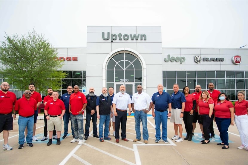 The Uptown Chrysler Dodge Jeep Ram Fiat sales team.