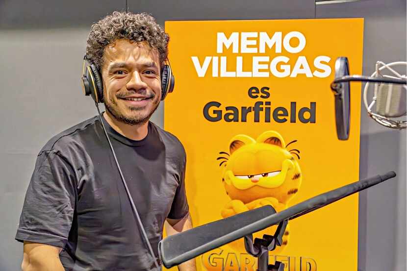 Memo Villegas incursiona en el doblaje en la nueva cinta de Garfield.