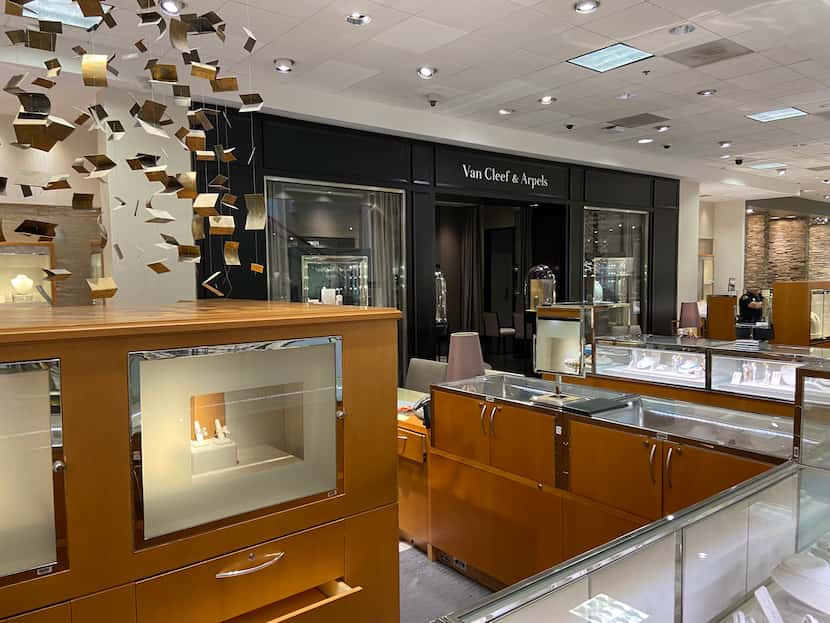 The Van Cleef & Arpels shop on the second level of Neiman Marcus at NorthPark Center in Dallas.