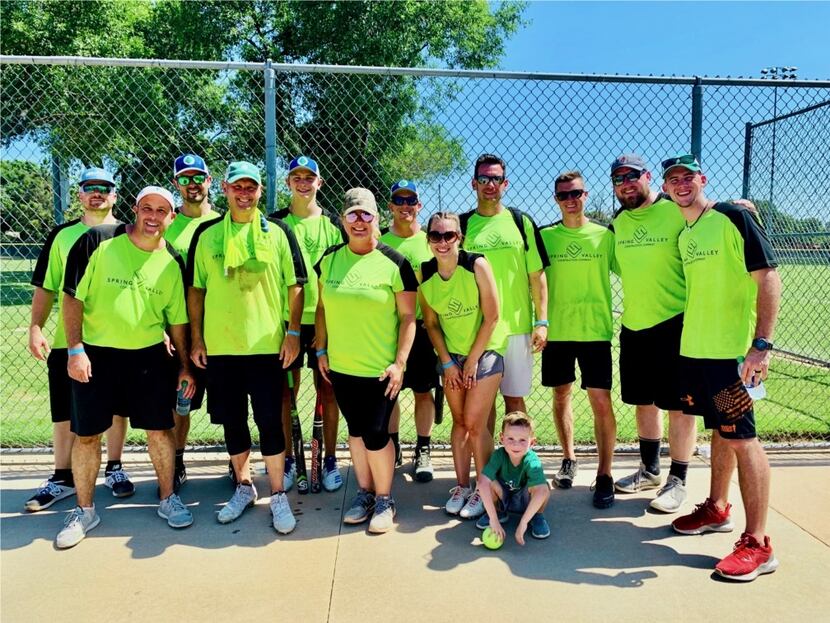 Spring Valley Construction's softball team played in the TEXO industry softball tournament...