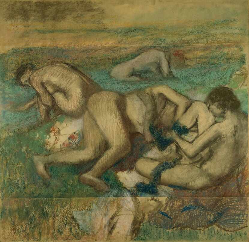 Edgar Degas's The Bathers will be included alongside works by Pierre-Auguste Renoir in an...