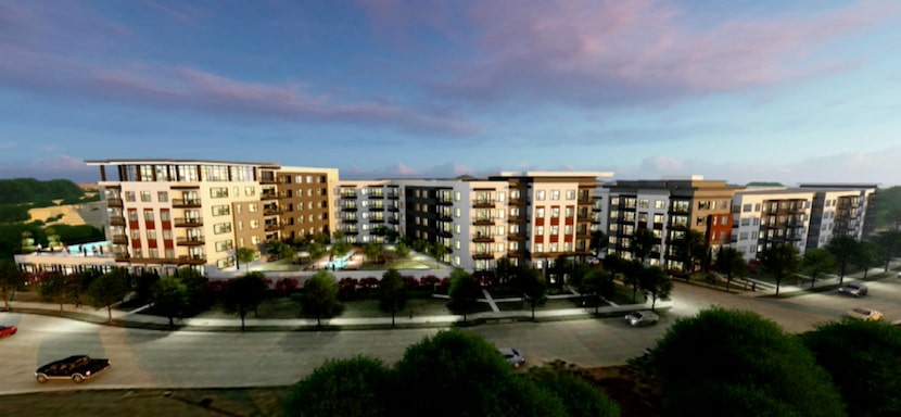 A concept plan for Kairoi Residential's planned Plano apartments.