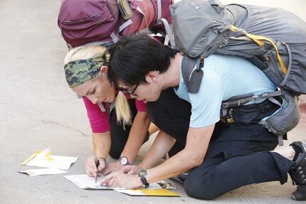 Contestants on 'The Amazing Race' engage in a series of challenges, trying to win $1 million.