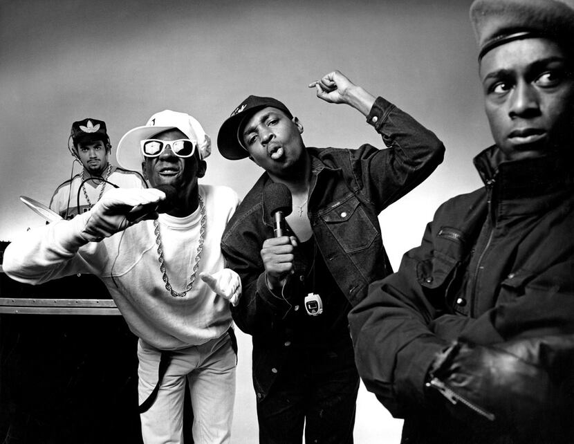 Members of the band Public Enemy in 1987, the year the group recorded the album It Takes a...