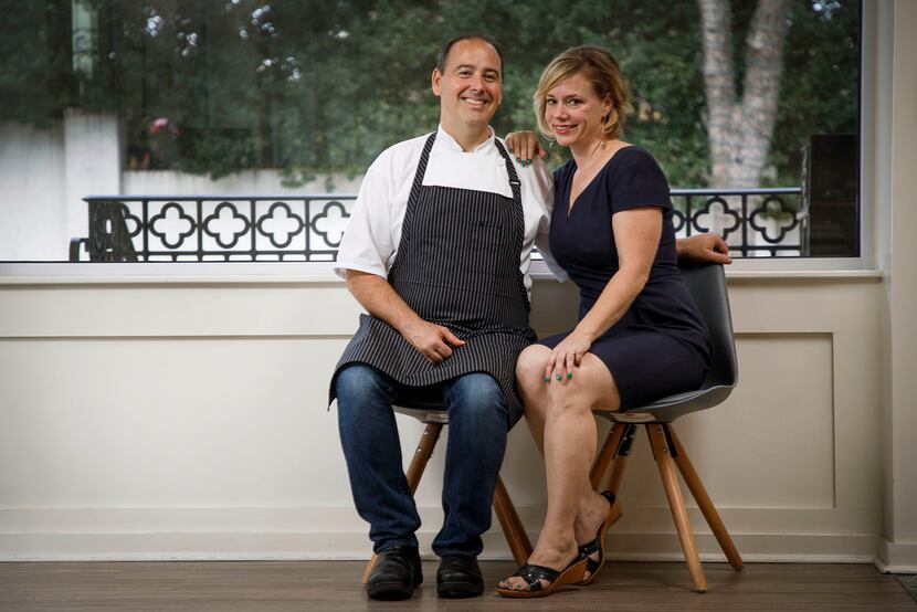 Owners Stephen Rogers and Allison Yoder photographed at Sachet restaurant.