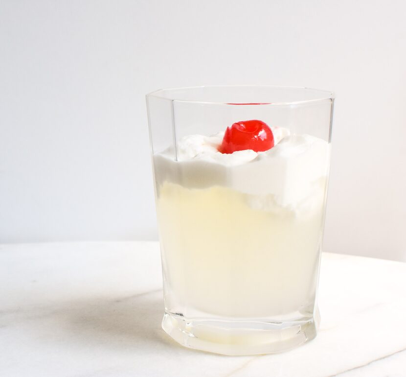 Lemonade with Pineapple Whipped Cream