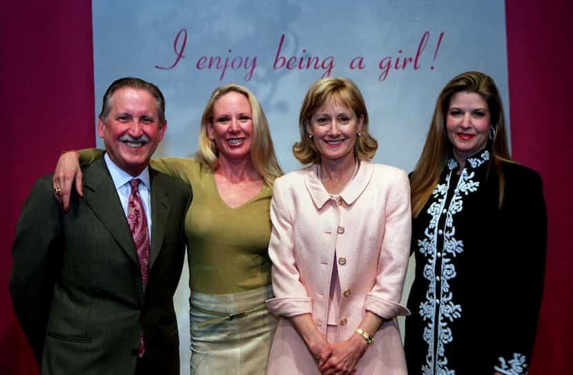In this May 7, 2002 photo, Nancy Elizabeth Underwood, in pink, was among those attending the...