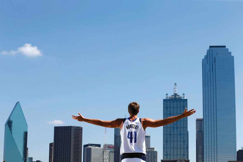 Dallas Mavericks forward Dirk Nowitzki may have been born in Germany, but Dallas is his...