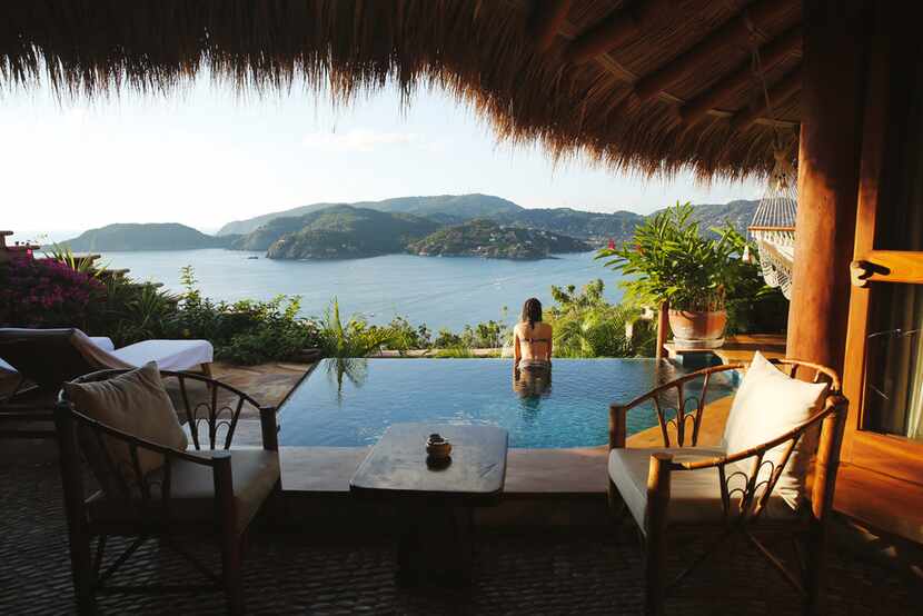 Suites at the Amuleto hotel in Zihuatanejo, Mexico, come with their own plunge pools. 