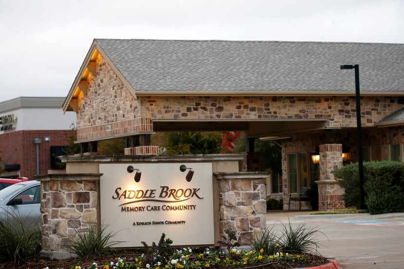 Saddle Brook Memory Care Community on Wednesday, October 28, 2020 in Frisco, Texas. The...