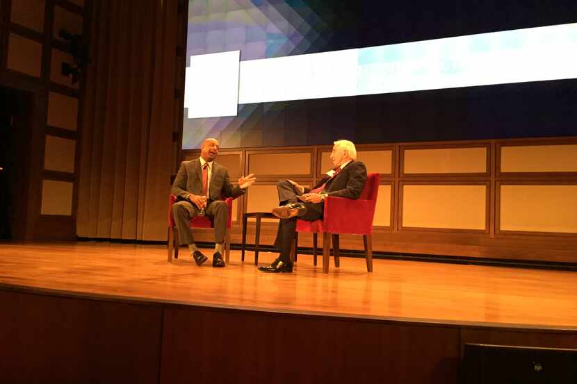 J.C. Penney CEO Marvin Ellison has a fireside chat with Dallas real estate veteran Herb...