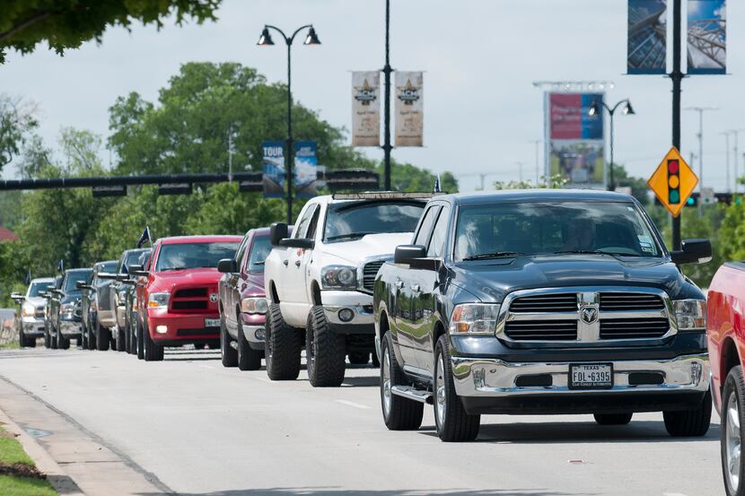  Participants in the Ram Roundup parade on Saturday.
