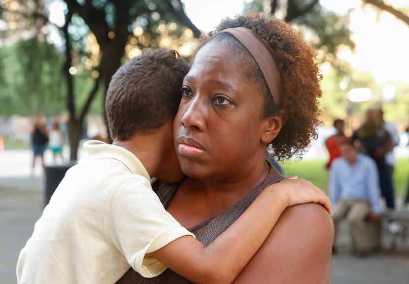 Dee Crane, the mother of Tavis Crane, who was fatally shot during a traffic stop by...