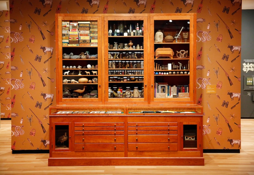 Mark Dion's "Texas Cabinet" is chock full of artifacts he's collected from all corners of...