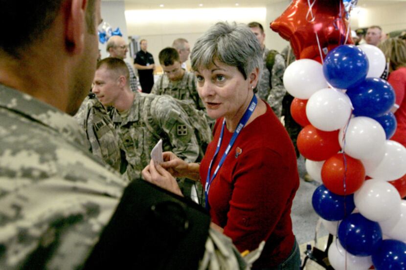 Donna Cranston has been tireless in her efforts to aid our troops.