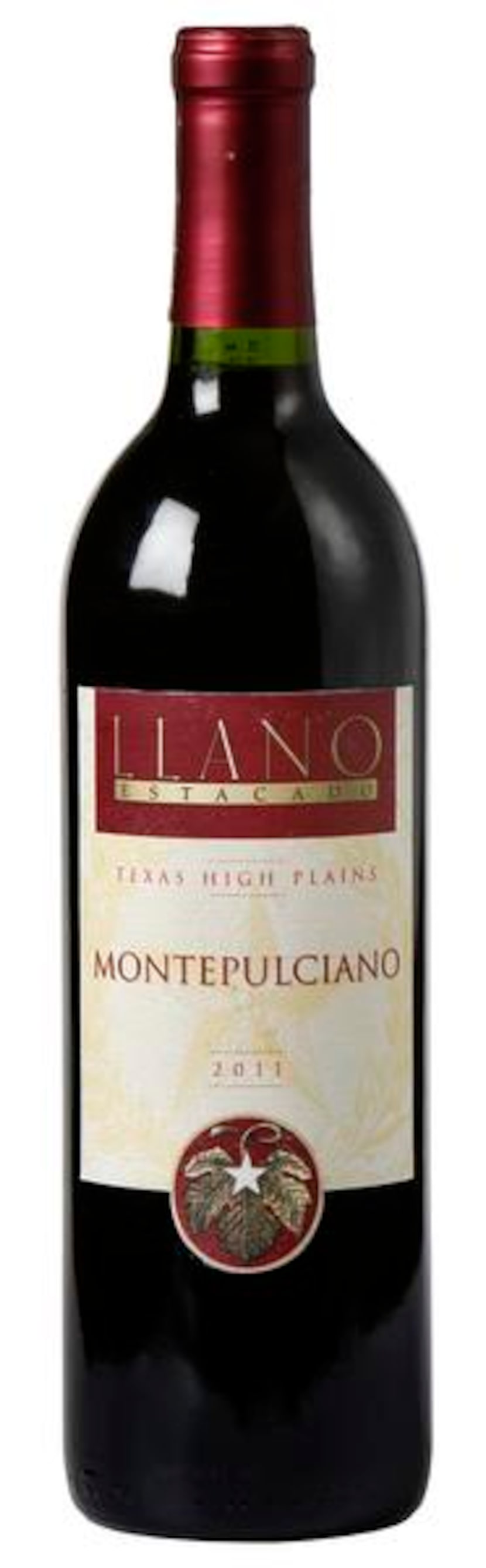 
Llano Estacado Texas High Plains Montepulciano 2011. This soft, light red shows blackberry...