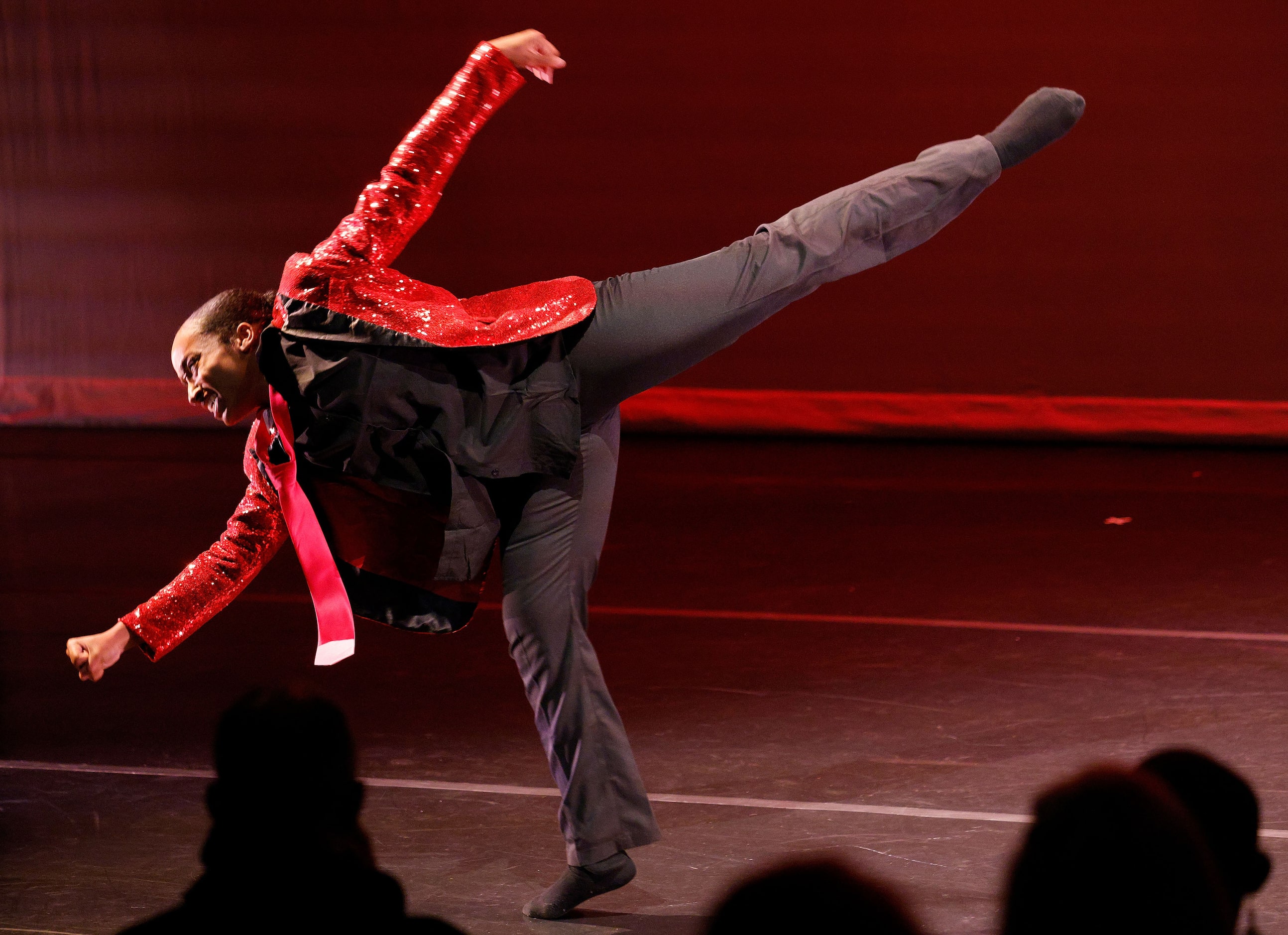 Former Dallas Black Dance Theatre dancer Carmen Cage, performs “ Psychological Warefare: A...