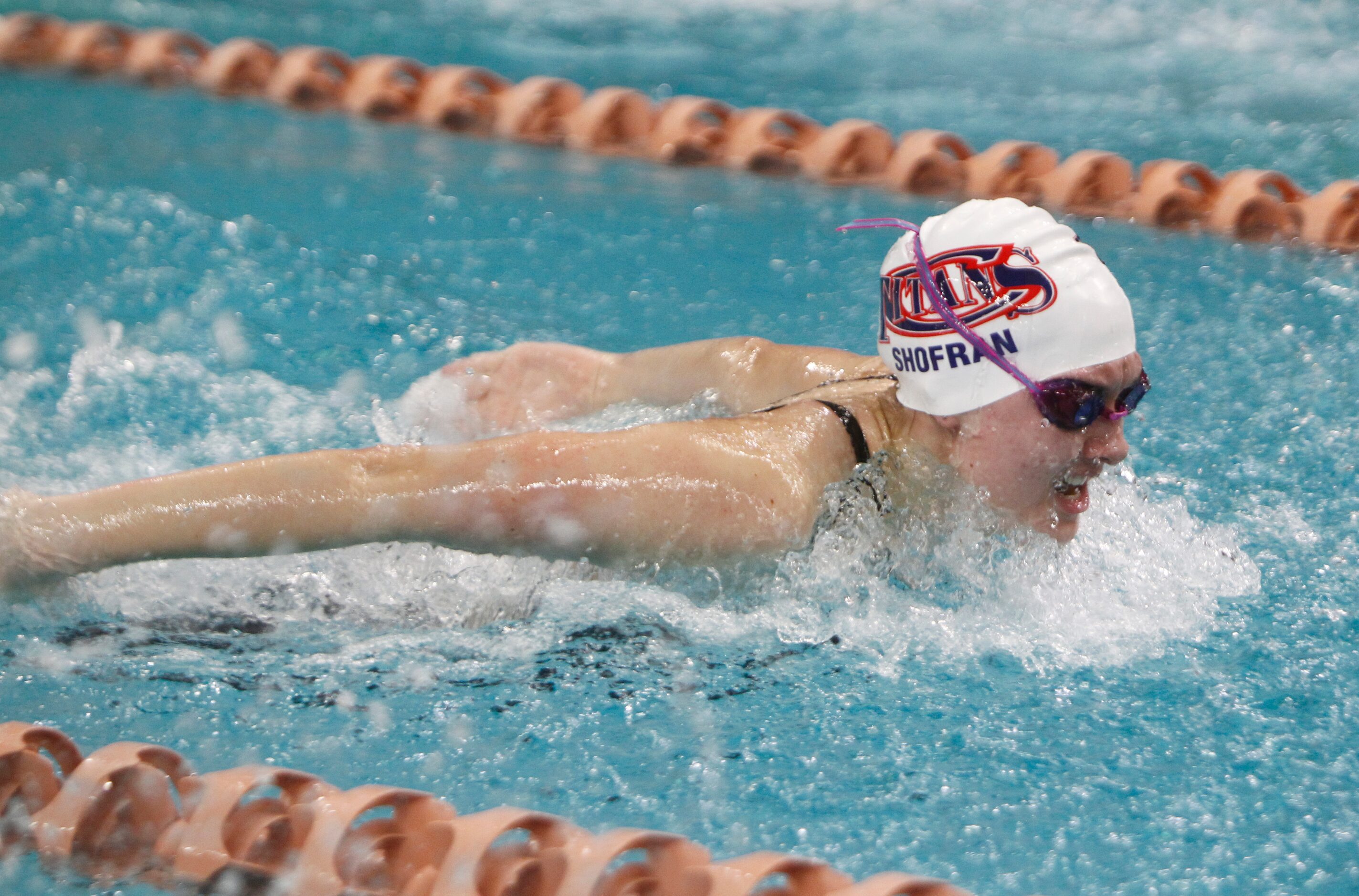 Dorothy Shofran of Frisco Centennial competes in the Girls 200 Yard IM category. The first...