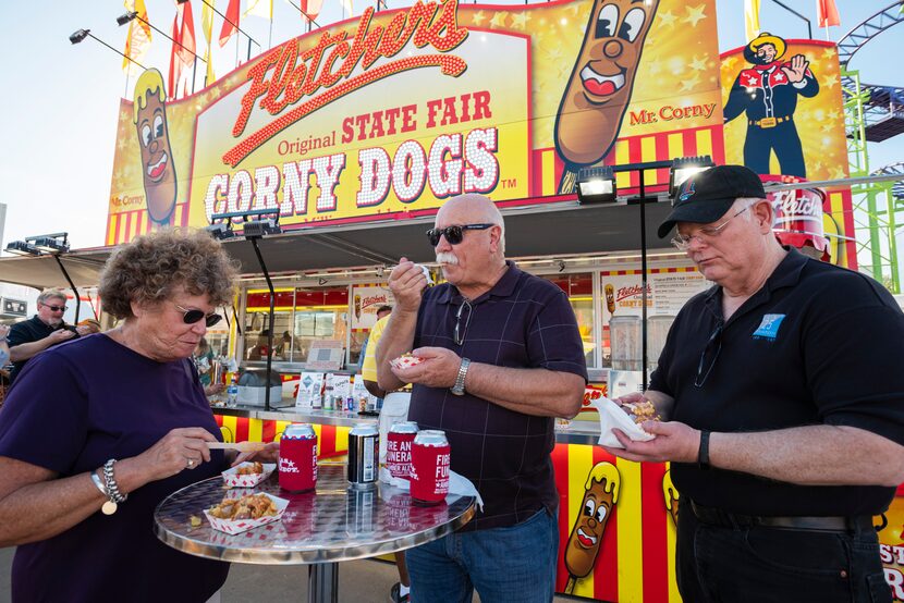 Perri Brackett, of Lewisville, left; Rick Murray, of Alvarado; and David McKenzie of Dallas...