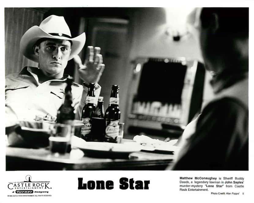 Matthew McConaughey in a scene from "Lone Star."