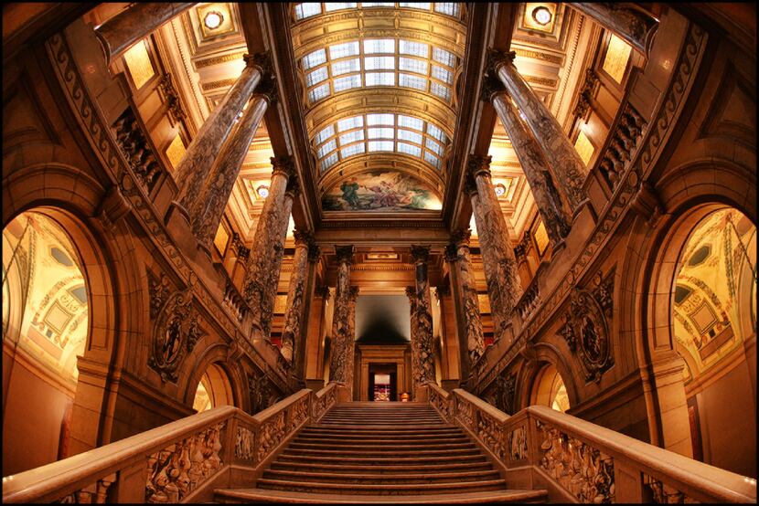 The Minnesota State Capitol in St. Paul, including its majestic interior, was just renovated. 