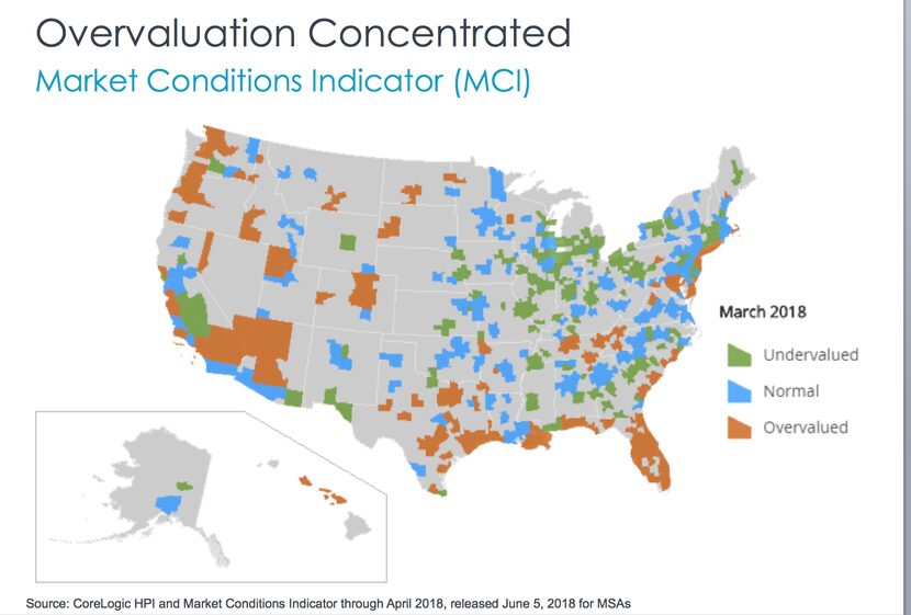 D-FW is one of the more than 30 percent of U.S. metro home markets CoreLogic says is...