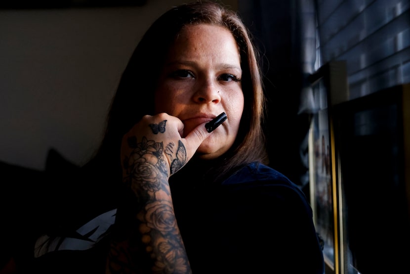 Sydney Navarro, 40, said she first started using meth right after high school while in her...