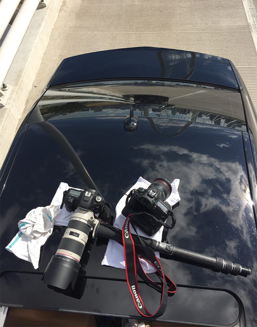  The roof of my car is where I stood to shoot the Dallas County Sheriffâs deputies...