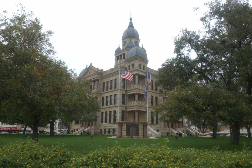 Denton County's Courthouse-on-the-Square underwent restoration work in 2004 using a Historic...