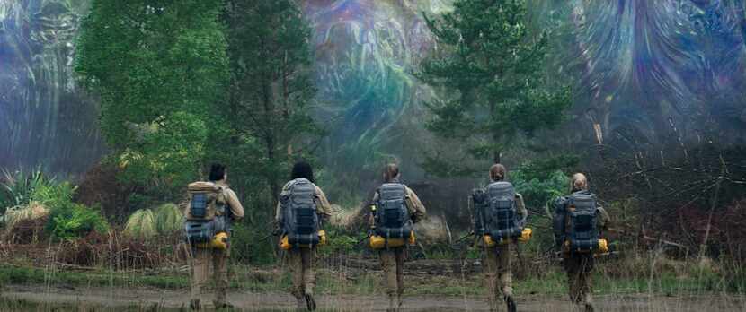 This image released by Paramount Pictures shows a scene from "Annihilation." 