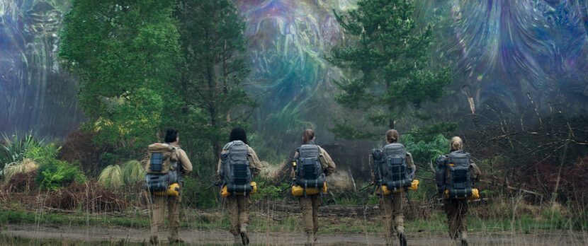 This image released by Paramount Pictures shows a scene from "Annihilation." 