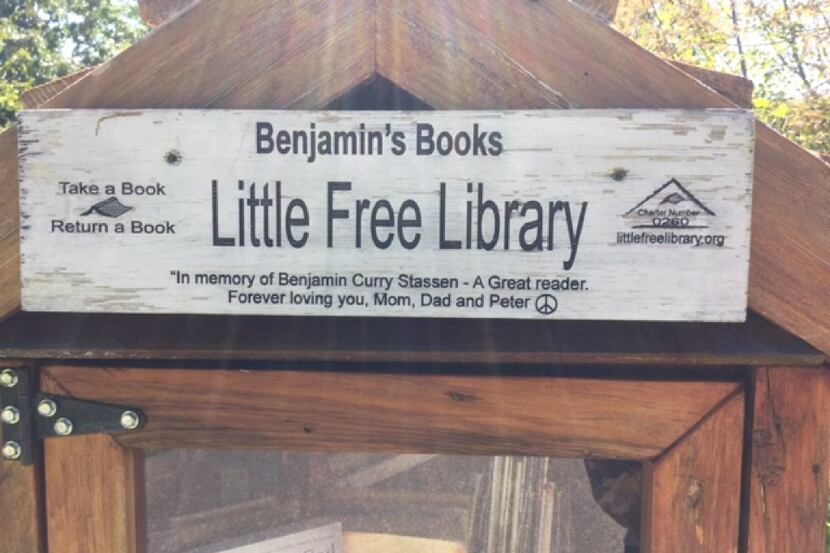 Benjamin's Books was donated as a Little Free Library in November 2011. Helen Crary Stassen,...