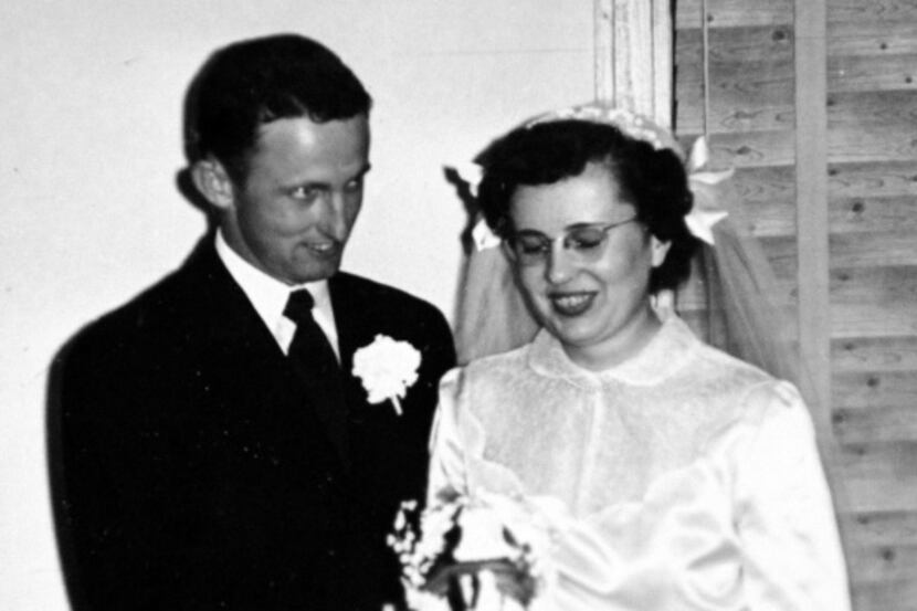 Courtesy photo of Jack and Joyce Milligan on their wedding day.