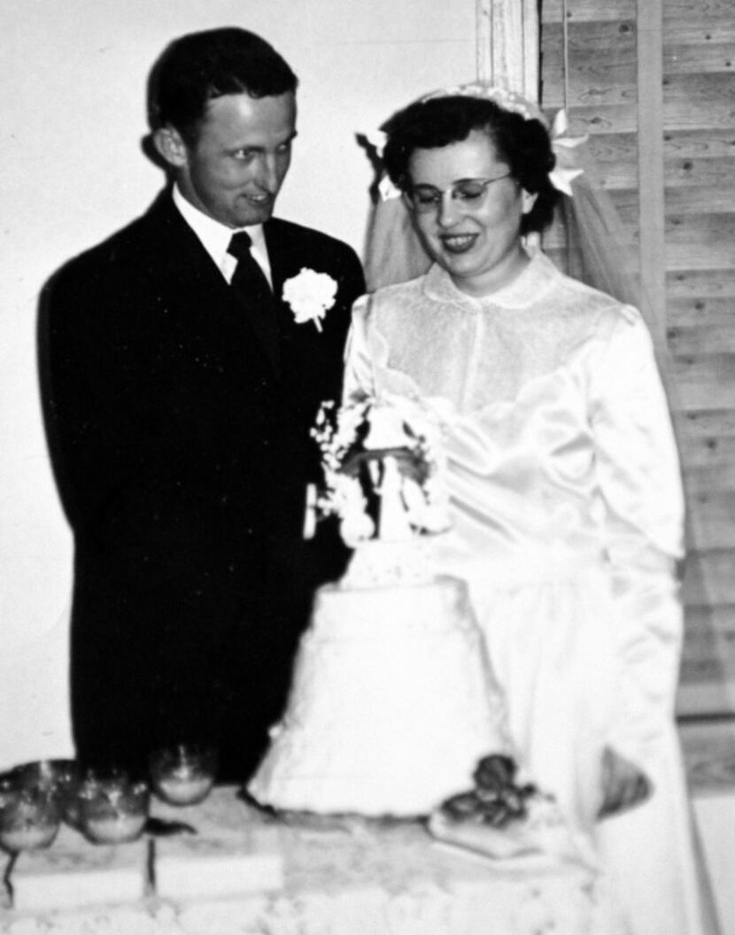 Courtesy photo of Jack and Joyce Milligan on their wedding day.