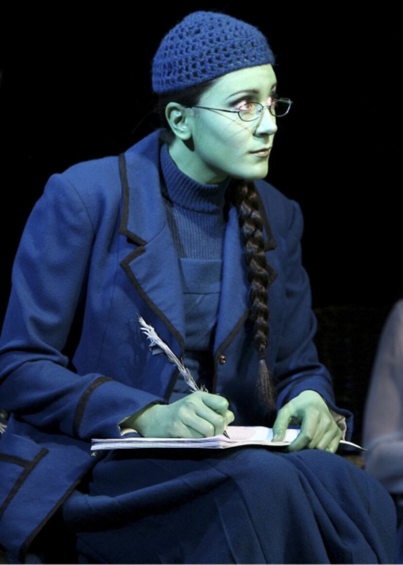 Dee Roscioli as Elphaba in the tour of "Wicked," coming to the Dallas Summer Musicals April...
