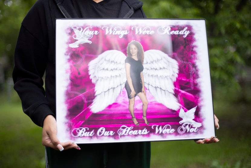 Alexisa Alvarez, the younger sister of Dassa Alvarez, who was shot and killed by her...