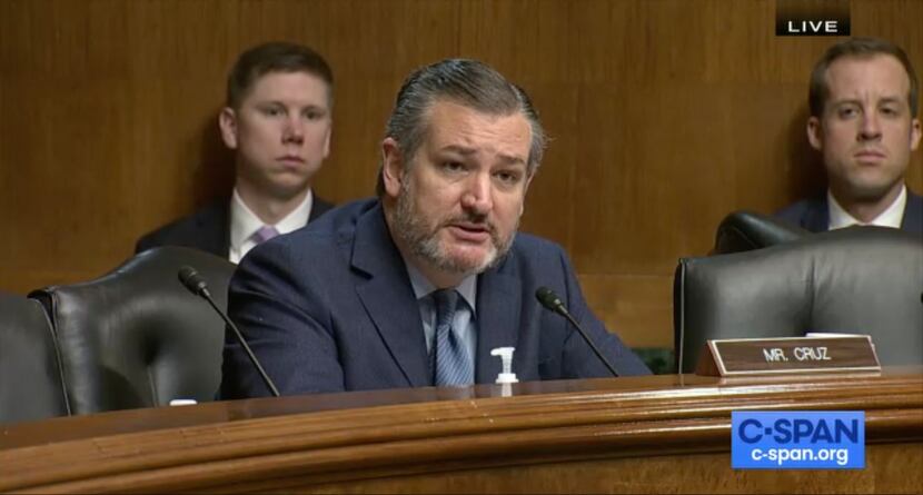 Texas Sen. Ted Cruz asks Dallas police Chief Eddie García about Dallas' efforts to combat...