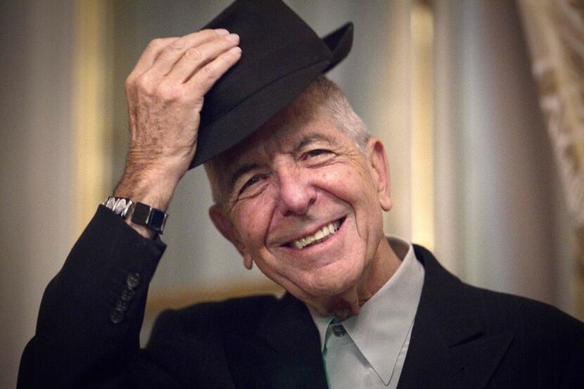 This photo taken on January 16, 2012, shows Canadian singer and poet Leonard Cohen taking...
