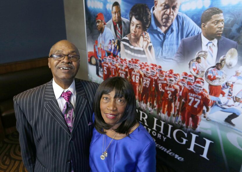 
Former Carter High coach Freddie James and his wife, Eva, were among those attending the...